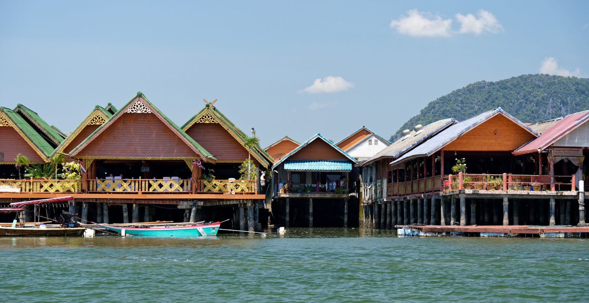 A Chao Leh (sea gypsy) fishing village near the southern tip of Koh Lanta.