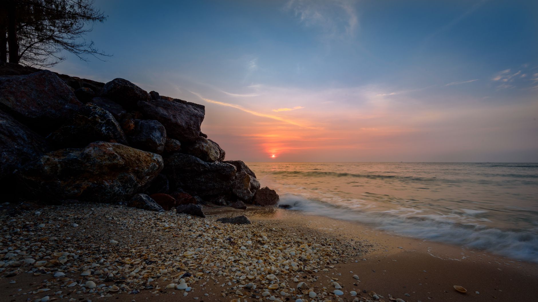 An Bang Beach, roughly a 15-minute bike ride from the Old Town, is the go-to spot for a sunset swim.