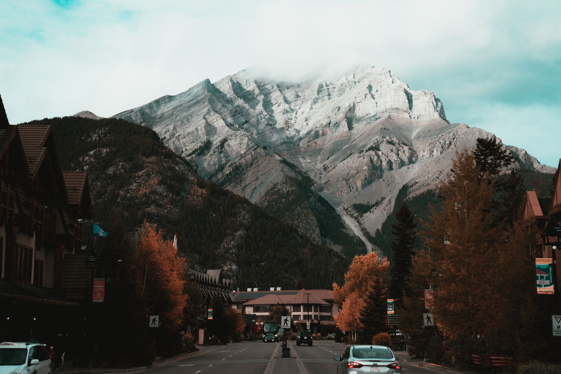 Arrival and the First Walk Down Banff Avenue
