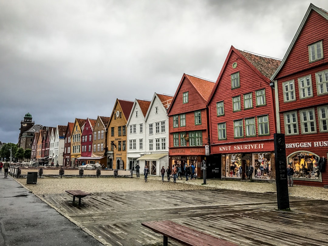 Bryggen, the Fish Market, and Sunset from Fløyen