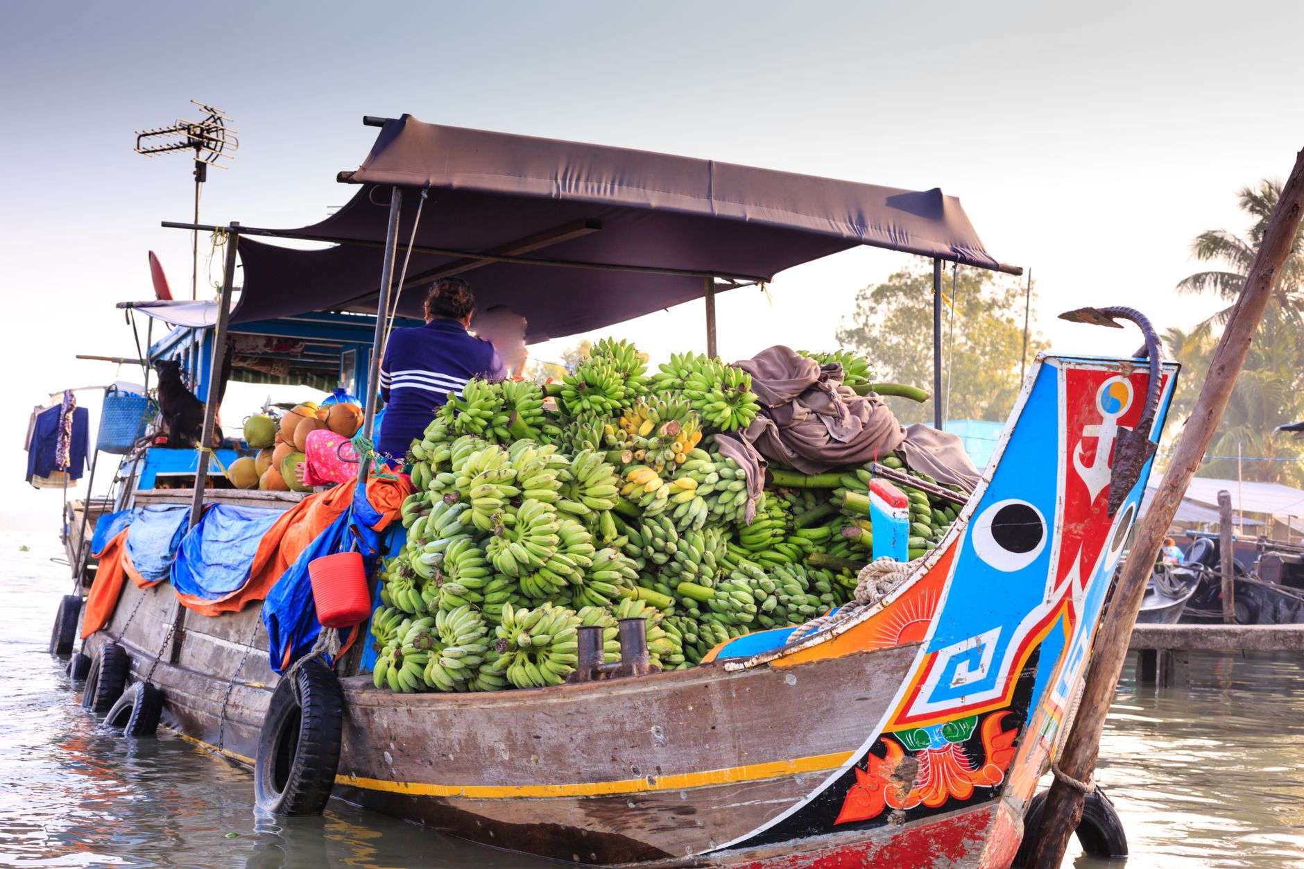 Cai Be Floating Market at First Light