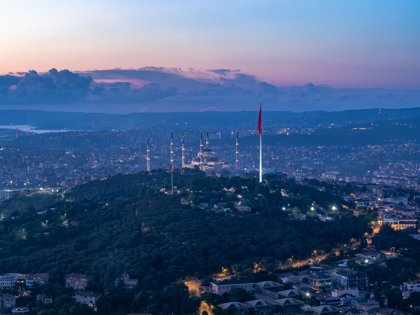 Hike or Bike to Büyük Çamlıca for the Widest Bosphorus Panorama