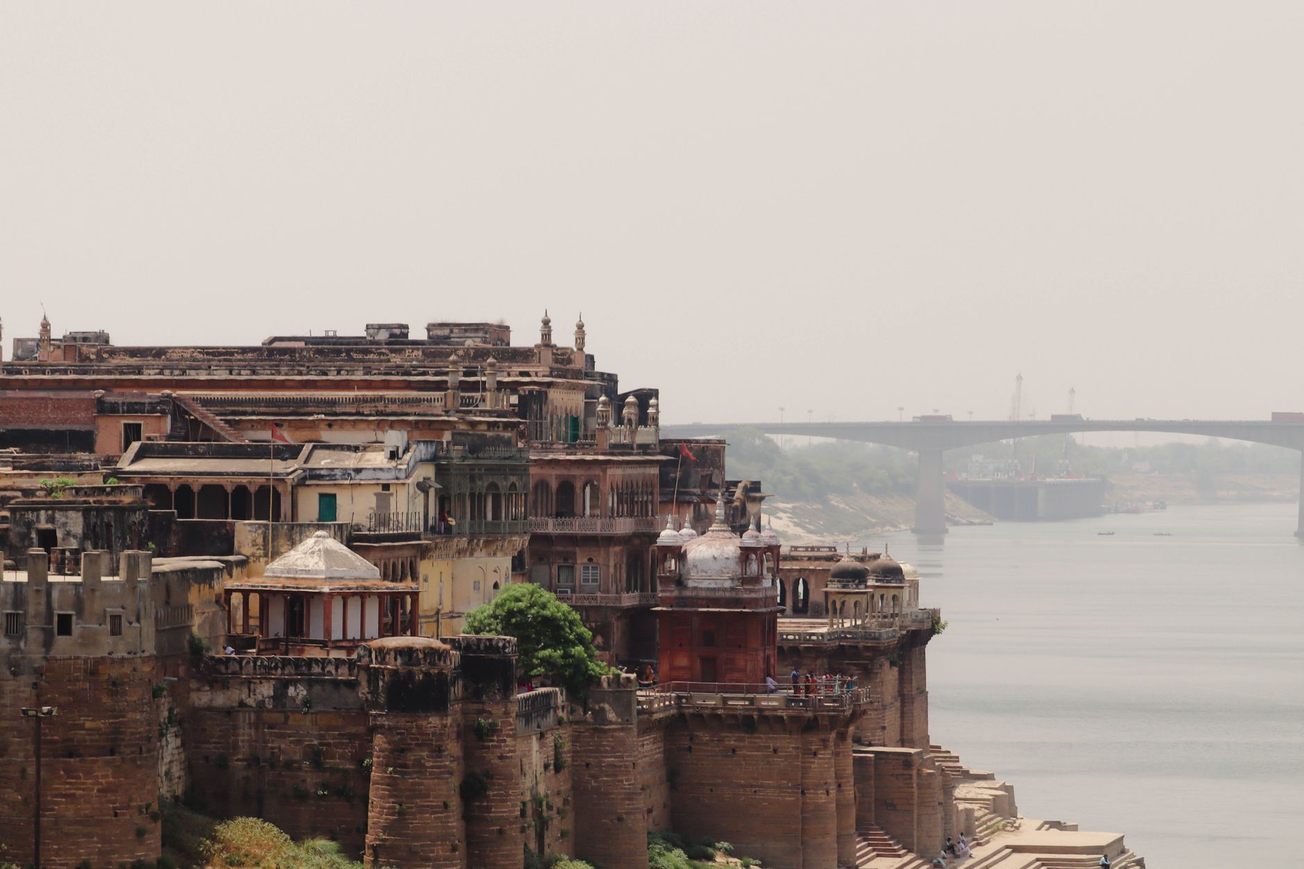 Chunar Fort's Sandstone Ramparts, 40 Kilometres Downstream