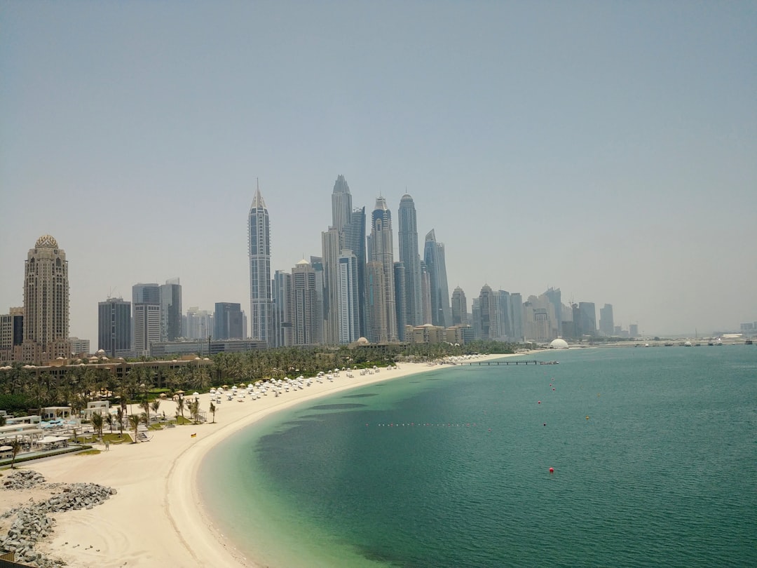 Dubai's beaches become genuinely swimmable in winter, with water temperatures around 22–24°C.
