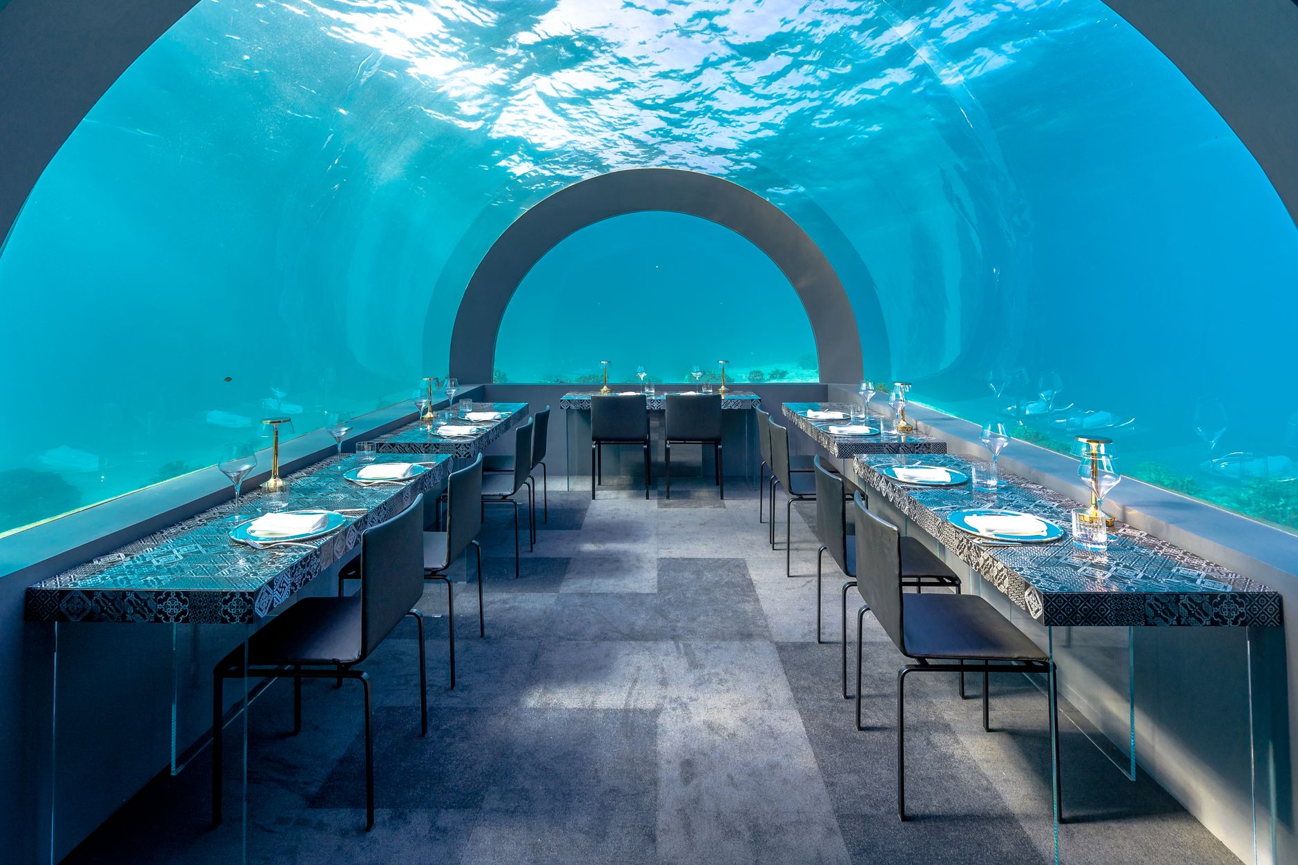 Dinner at Ithaa Undersea Restaurant