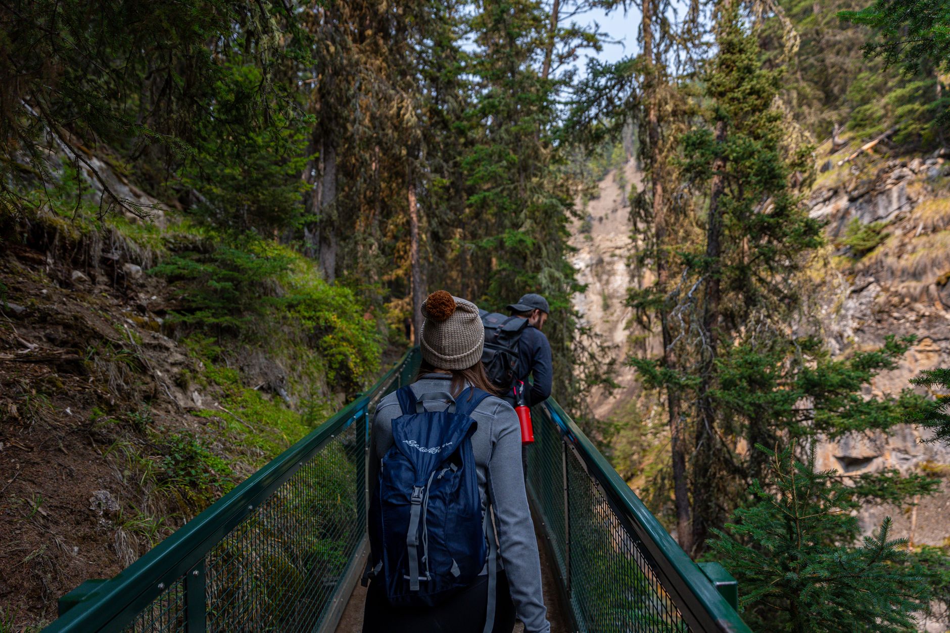 Johnston Canyon's Waterfalls and the Ink Pots