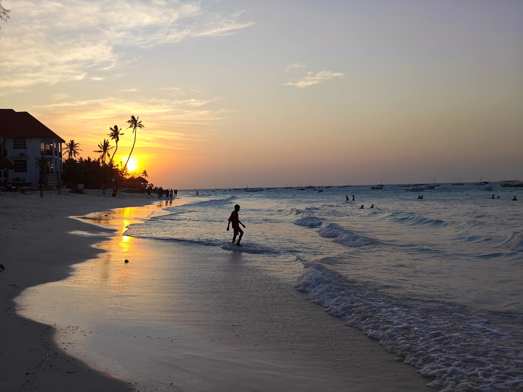 Kendwa — the sunset curve, home to Zanzibar's full-moon parties