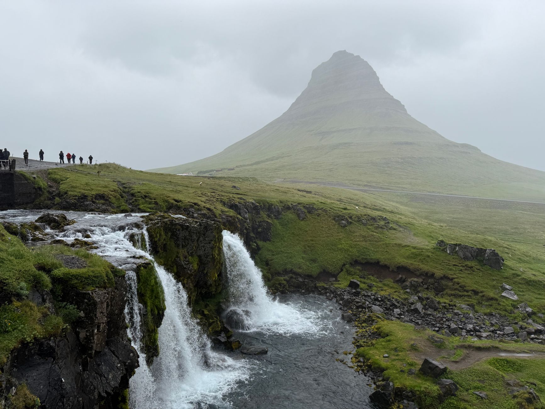 Kirkjufell mountain on the Snæfellsnes Peninsula, a short detour before returning to Reykjavík.