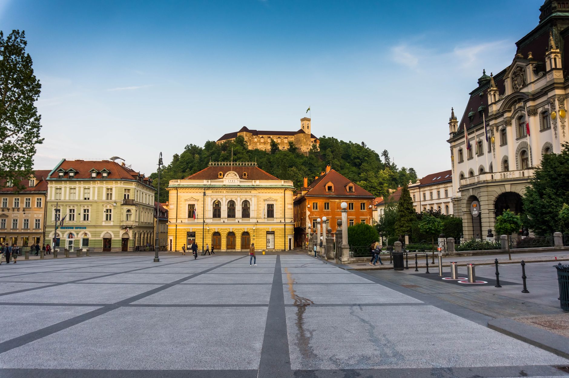 Old Town on Foot, Castle at Sunset