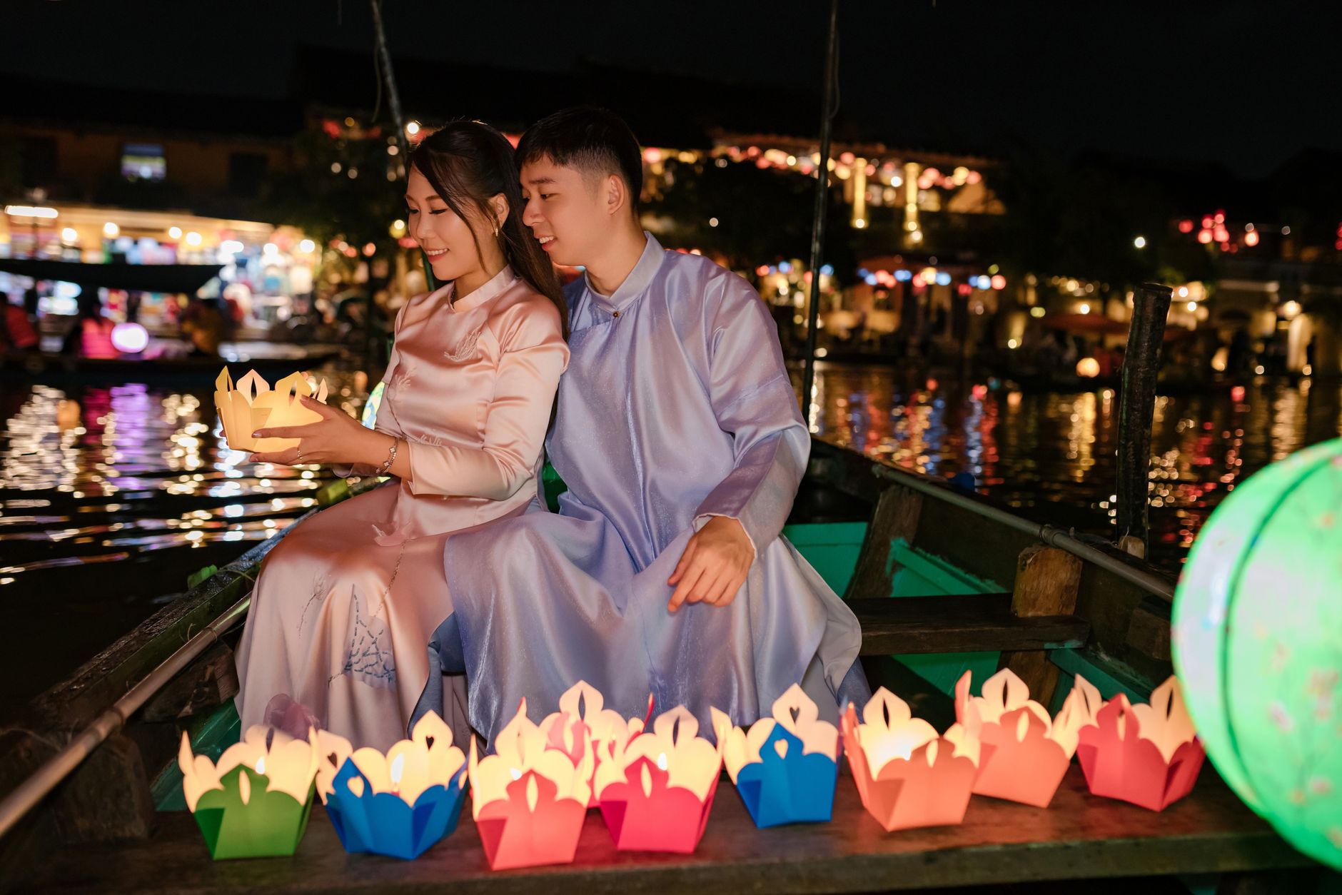 Water Blessings and Evening Lantern Floats