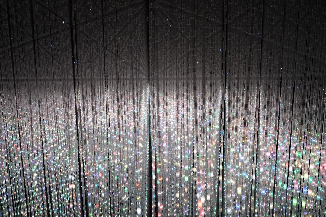 One of the wading pools inside teamLab Planets on Odaiba, where visitors go barefoot through the installations.