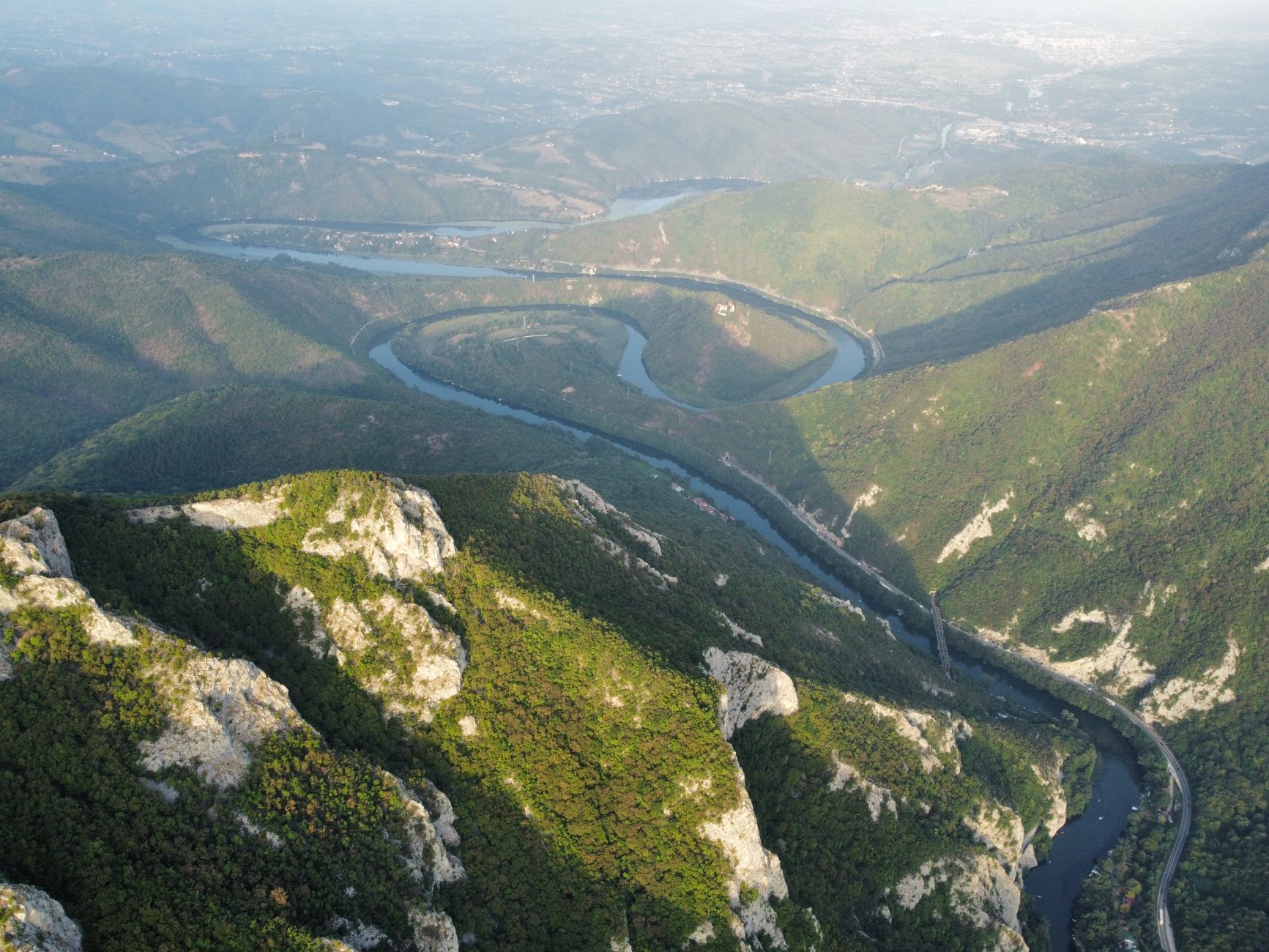 The Gorge, the Monasteries, and the Village Waking Up