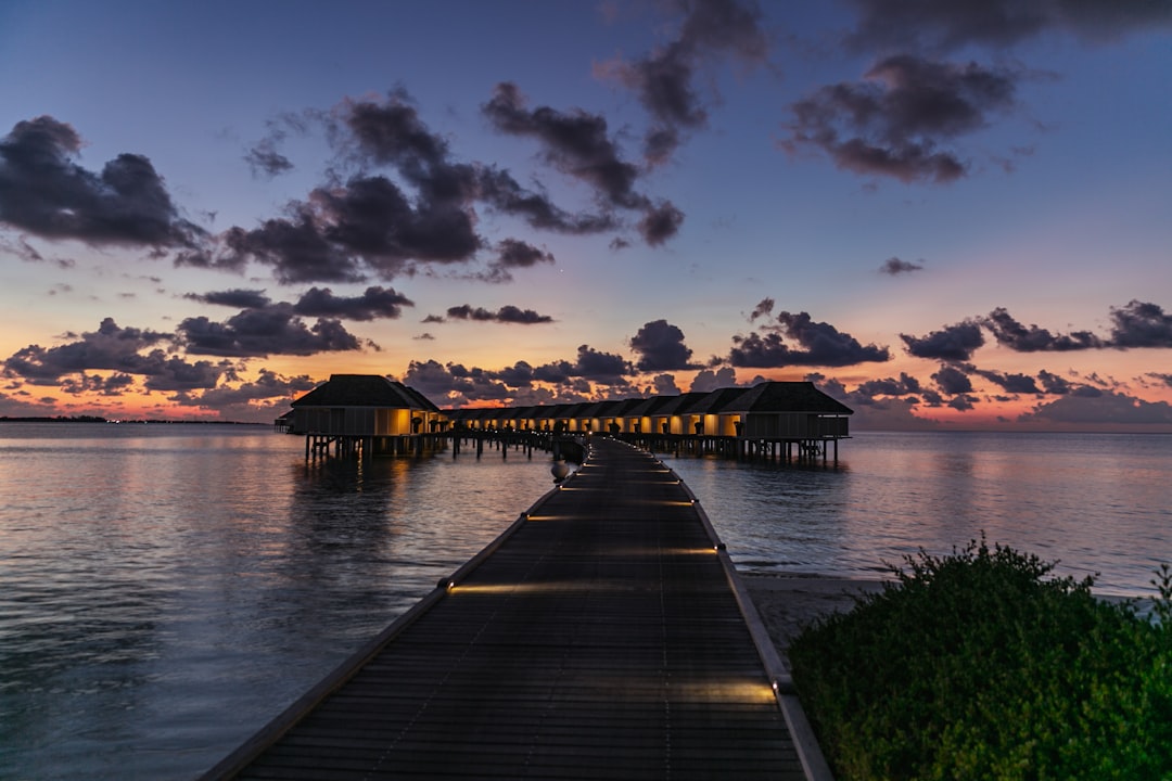 An Overwater Spa Treatment at Sunset