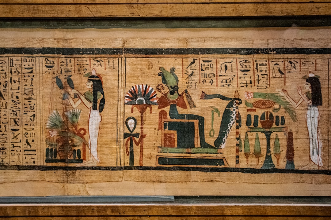 Painted limestone reliefs inside the Mastaba of Mereruka depict daily life along the Nile.