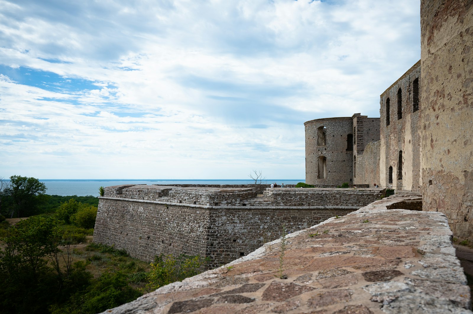 Ramparts of the 14th-century Fortezza di Montalcino, open for walks and wine by the glass.