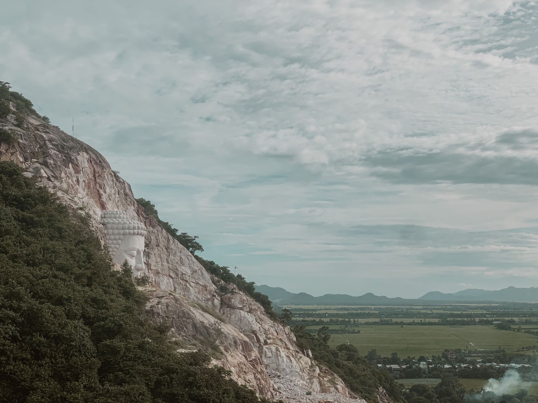 Sam Mountain and the Border Town of Chau Doc
