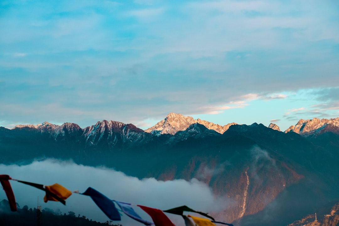 Sunrise over Dhaulagiri and Annapurna South from Poon Hill.