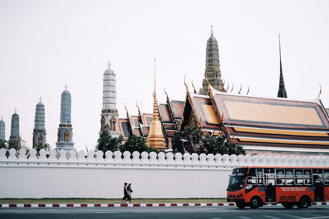 The Grand Palace complex, quiet in the first half hour after its 8:30am opening.