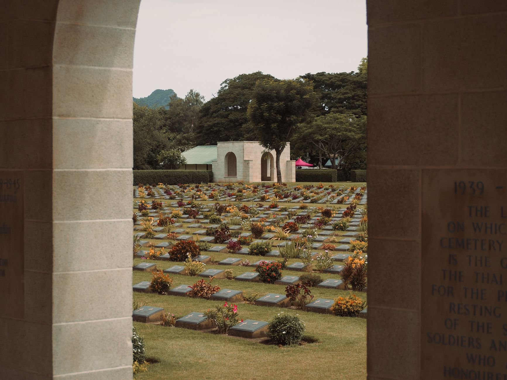 The Guadalcanal American Memorial on Skyline Ridge, dedicated in 1992.