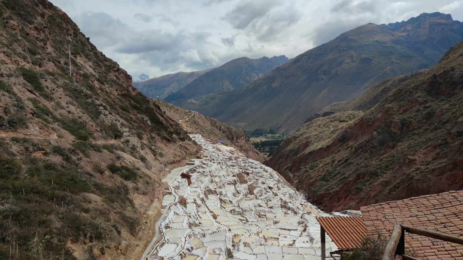 The Salineras de Maras, thousands of hand-worked salt pools fed by a mountain spring.