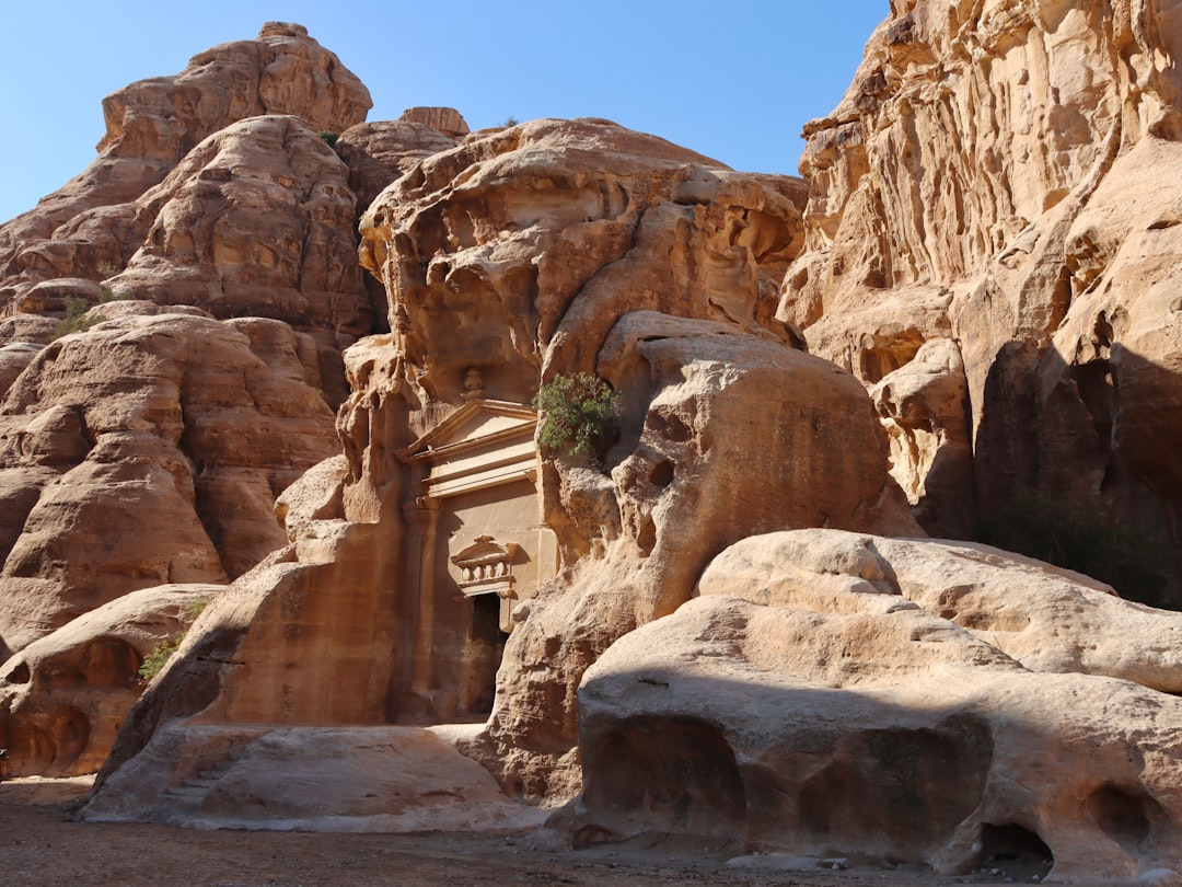 The Siq, the narrow gorge leading into Petra, is easiest to walk in the cool of a winter morning.