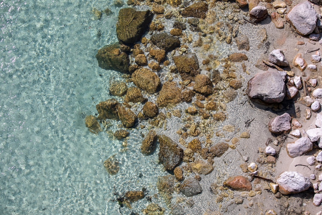 The Soča River's famous emerald water near Bovec.