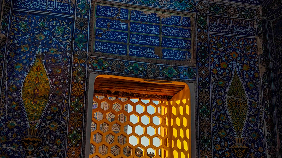 The staircase of mausoleums at Shah-i-Zinda spans nearly five centuries of tile craftsmanship.