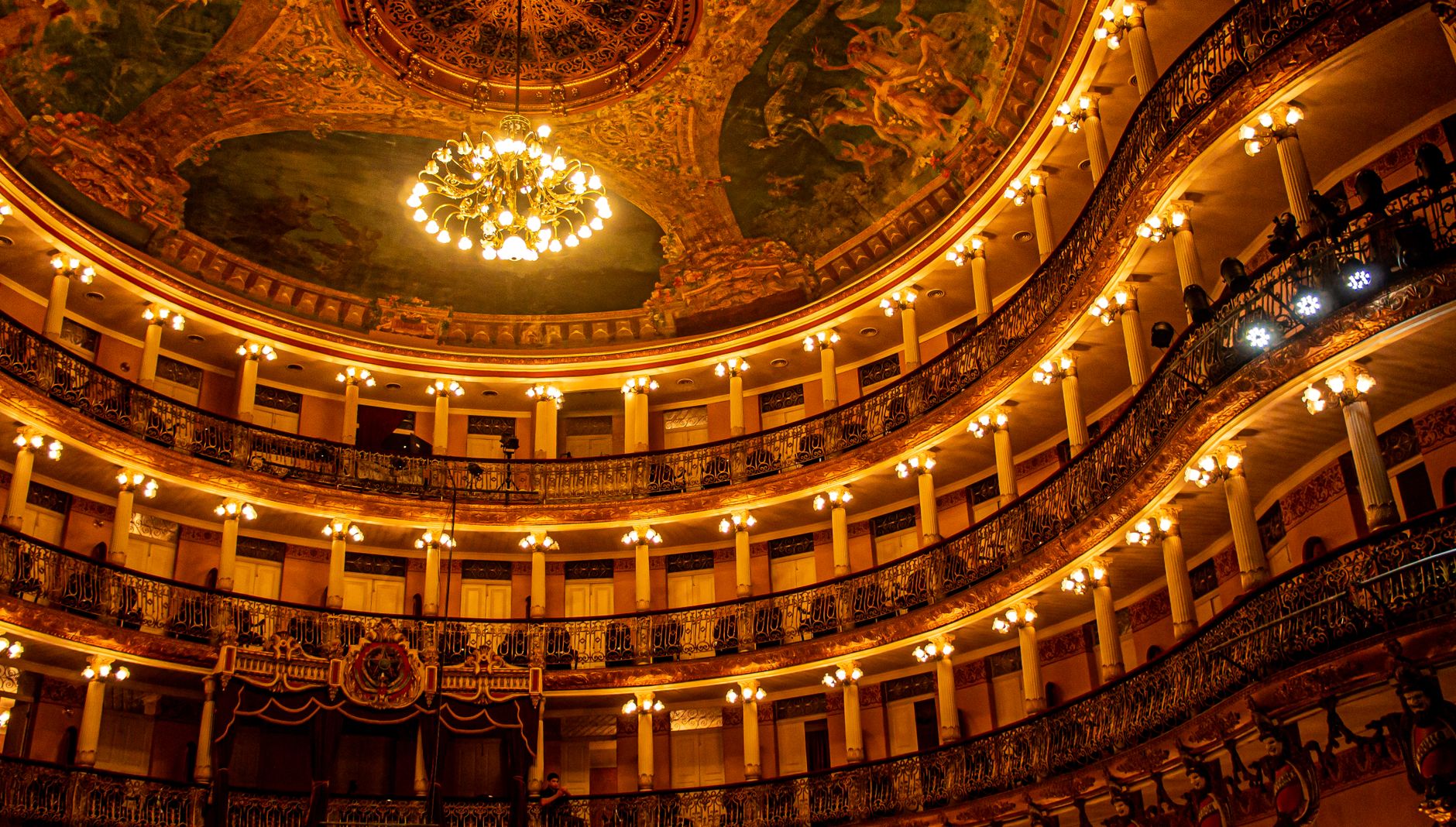 The Teatro Amazonas, Manaus's rubber-boom opera house, is worth an hour before or after your sailing.