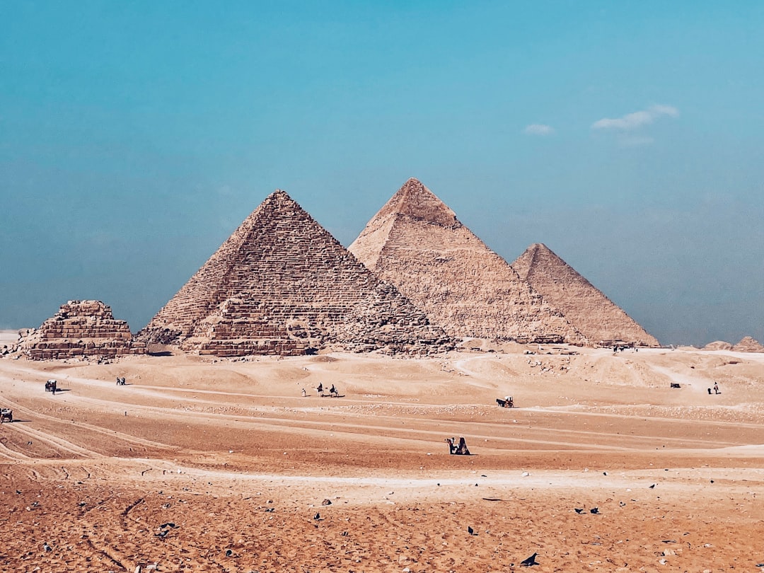 The Giza Plateau: Three Pyramids and a Sphinx