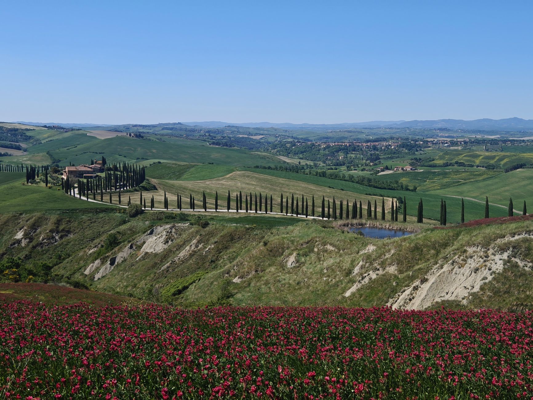 Walking South to San Polino and the Silence of Sant'Antimo