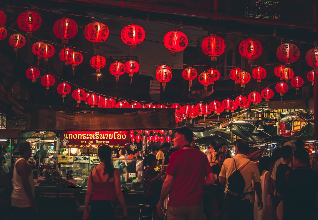 Yaowarat Road after dark, the beating heart of Bangkok's Chinatown.